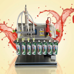 Máquina de Enchimento Manual de Líquidos, Máquina de Enchimento de Sachês de Líquidos, Máquina de Enchimento de Líquidos Semiautomática para Sacos de Picolé - Product Image 1