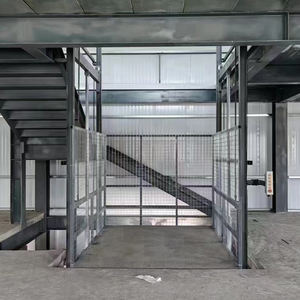 Riel de plomo de cadena hidráulica de servicio pesado, elevador de carga barato de 2 pisos eléctrico pequeño usado - Product Image 3