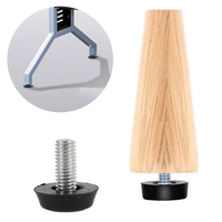 Pieds de meuble M6 M8 M10 Pieds de meuble antidérapants pour armoire de table Pieds réglables Protecteur de sol