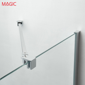 Paroi de douche coulissante de conception nordique européenne, écran de séparation pour <span class=keywords><strong>baignoire</strong></span>, cadre étroit en alliage d'aluminium, blocage de l'eau - Product Image 6