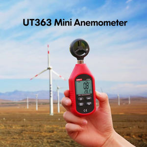Anémomètre numérique portable Uni-t Ut363/ut363bt Mini, testeur de vitesse du vent avec écran LCD, mesureur de débit d'<span class=keywords><strong>air</strong></span> - Product Image 2