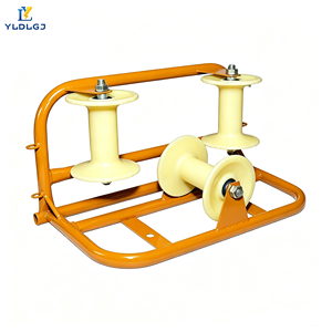 <span class=keywords><strong>Rodillo</strong></span> de Cable de Nylon de Tres Ruedas YILI Industrial, Estructura Tubular Resistente, Polea de Suelo <span class=keywords><strong>para</strong></span> Entrada Profesional de Tuberías Subterráneas - Product Image 4