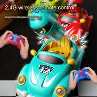 Nouvelle voiture de course télécommandée RC 2024, jouet de voiture de course avec pare-chocs éjectable, course interactive parent-enfant, bataille multijoueur, voiture télécommandée pour enfants