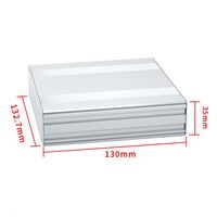 Boîtiers de dissipateurs thermiques en aluminium extrudé EBM IP54, personnalisables, pour amplificateurs, onduleurs électriques industriels