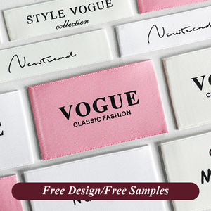 Tùy chỉnh mật độ cao thương hiệu riêng logo có thể giặt nhãn may tag in End gấp quần áo nhãn chính dệt nhãn cho quần áo - Product Image 6