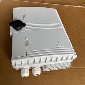 FTTH 2 Entrada Fibra Acceso Terminación 1:8 PLC Divisor Negro Blanco Caja de distribución de fibra óptica 12 Núcleos ODP FTB - Product Image 3