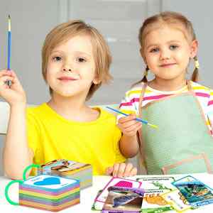Tarjetas de Animales Realistas para el Aprendizaje de los Niños, 49 Piezas, Tarjetas de Dinosaurios, Animales de Granja, Animales Salvajes, Insectos, Aves, Tarjetas de Memoria Flash - Product Image 4