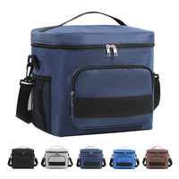 Sac à déjeuner isotherme portable grande capacité en tissu Oxford épaissi avec feuille d'aluminium, idéal pour le camping et les pique-niques, produit transfrontalier le plus vendu