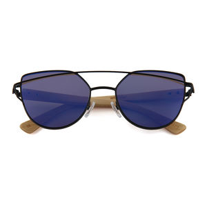 2025 mode Logo personnalisé lunettes de soleil de haute qualité métal cadre unisexe lunettes de soleil printemps charnière en gros bambou lunettes de soleil - Product Image 5