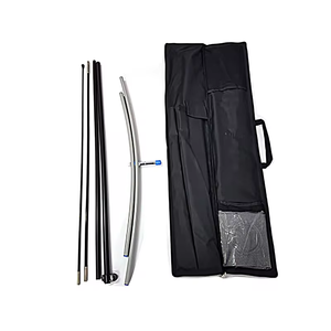 Migliori i tuoi sforzi di Marketing con bandiere da spiaggia eolica esterne personalizzate a doppia faccia - Product Image 2