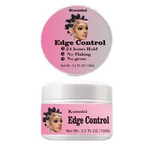 OEM supplier super edge hold water base hair wax private label strong styling pomade control