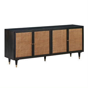 Living Room Furniture Natural <strong>Rattan</strong> Side Storage Cupboard Modern <strong>TV</strong> Table <strong>Units</strong> Hot Sale - Product Image 5