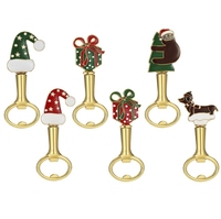 Neuer Weihnachts-Flaschenöffner - Kreativer Welpen- und Bären-Geschenk-Flaschenöffner im Hut-Stil - Kleines Geschenkartikel