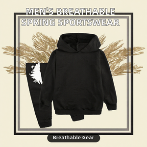 Conjunto de Ropa Interior de Compresión para Hombre, Transpirable, de Primavera, 2 Piezas, Mezcla de Poliéster/Algodón, Cintura Elástica, Estiramiento en 4 Direcciones, Deportivo - Product Image 2