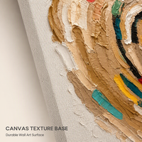Peinture à l'huile texturée sur toile spirale arc-en-ciel, grande taille, sans cadre, vente en gros, tableaux et arts muraux pour salon et entrée
