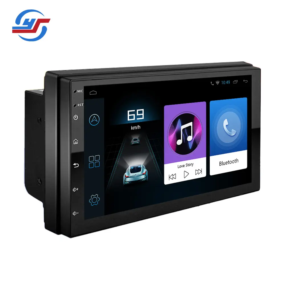 Android On Car Stereo System Player Universal 7 Inch Touch Screen Navigation Multimedia Double Din Android Car Radio for Ca