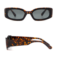 Lunettes de soleil rectangulaires étroites Y2K STY77018H pour femmes et hommes, style rétro années 90, petites lunettes carrées, protection UV400, monture PC couleur bonbon, lunettes de soleil de fête
