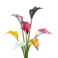 Fleur artificielle Nouvelles lys artificielles Calla pour la décoration de la maison Salon Ornements floraux