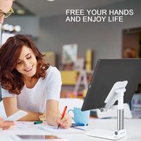 Nouveau support de téléphone portable réglable pour bureau, support pliable et extensible pour tablette, support universel pour téléphone portable de table