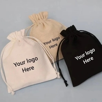 Sac en toile de coton personnalisé avec logo imprimé et double cordon, sac à cordon indien en gros pour promotion de marque et cadeau