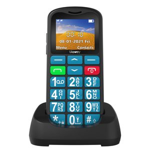 Teléfono Móvil <span class=keywords><strong>para</strong></span> <span class=keywords><strong>Personas</strong></span> <span class=keywords><strong>Mayores</strong></span> ULEWAY G180, Estilo Barra, GSM, con Doble SIM, Batería de 1000 mAh - Product Image 2