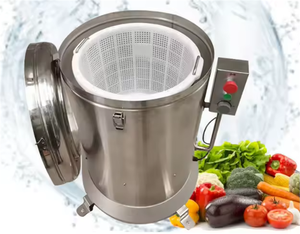 Déshydrateur centrifuge commercial en acier inoxydable pour légumes, essoreuse à salade automatique - Product Image 1
