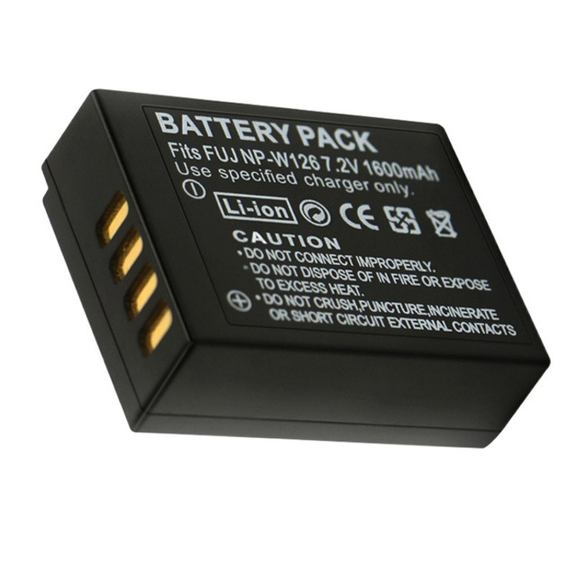 NP-W126 1600mAh Rechargeable Battery for Fujifilm FinePix HS30EXR HS33EXR CE Certified in Stock Wholesale Bulk Tier 1 Full Cells