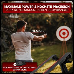 ชุดหนังสติ๊ก HITX Zwille ระดับมืออาชีพ พื้นผิว Super Grip ยางยืดแรงพิเศษ ติดตั้งง่าย พร้อมซองใส่แบบมีซิป - Product Image 5