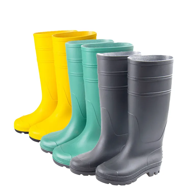 PVC gum boots Waterproof Rubber Gum boots Food Industry Factory Farming Fishing Lightweight Wellington Rain Boots Men & Women