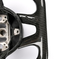 Volant en cuir de fibre de carbone spécial de voiture de style américain pour Dodge