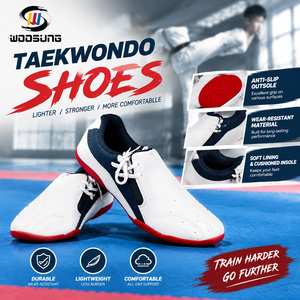 Gara festival vendita calda Woosung professionale PU a buon mercato cina fabbrica taekwondo sport scarpe da karate in vendita - Product Image 1