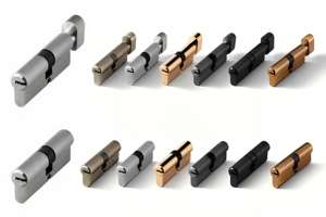 E10, брендовый Европейский латунный противооскользящий двухцилиндровый замок - Product Image 5