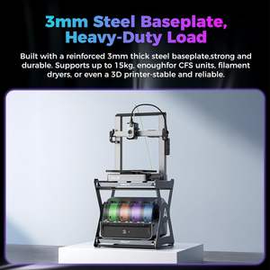 Support de travail Creality Cfs à double niveau en aluminium, organisateur de bureau, étagère de rangement robuste, type sur pied, forme rectangulaire - Product Image 4