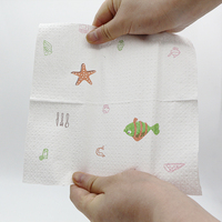 Serviettes en papier absorbantes et lavables 2 plis, écologiques, personnalisées, gaufrées, résistantes à l'eau et à l'huile, pour cuisine et hygiène