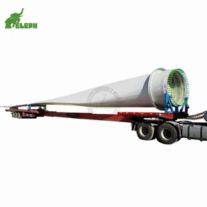 Heavy duty ELEPH BRAND electric generator constructions loader transporting windmill nacelle low bed semi trailer for sale