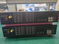 Convertisseur de média fibre optique 12G-SDI avec 8 ports 4K pour vidéo/Ethernet LC FTTH 10KM