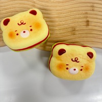 Jouet Squishy à Remontée Lente, Ours Mignon en Forme de Pain, Jouet Anti-Stress, Jouet Sensoriel Kawaii, Squishies pour Enfants et Adultes en Matière PU
