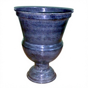 Décor de restaurant indien fait à la main meilleure qualité métal fleurs vases - Product Image 1
