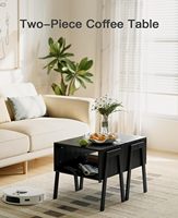 Table de chevet moderne empilable en bambou pour chambres, salons, hôpitaux, tables basses, meubles de maison