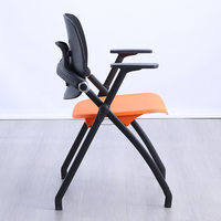 Personnalisation des couleurs de style moderne avec accoudoirs Chaise pliante pour la bibliothèque Chaise de formation