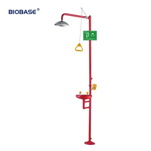 BIOBASE Stasiun Pencuci Mata, Kombinasi Darurat Shower Eye Washer Aman untuk Lab