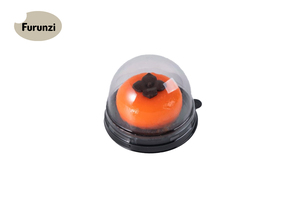 Torta Mousse al Formaggio Cremoso Gusto Frutta e Cachi, a Basso Contenuto di Grassi, Congelata, Certificata Halal, Vendita Diretta dalla Fabbrica, Consegna Rapida - Product Image 3
