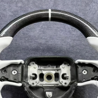Accessoires de voiture pour Dodge Charger Challenger Hellcat Charger Challenger SRT RT Volant en fibre de carbone Intérieur automobile