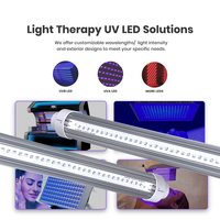 Panneau LED UVA UVB à intensité variable 0-100% avec gradation progressive, source lumineuse haute puissance pour lit de bronzage et cabine de bronzage