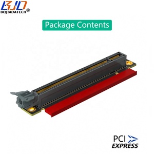Обратный <span class=keywords><strong>PCI</strong></span> Express <span class=keywords><strong>PCI</strong></span>-E 3,0 16X слот на X16 адаптер карты для 1U серверного компьютера направление установки в сторону процессора - Product Image 4