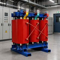 Transformateur de puissance triphasé à isolation sèche SCB13, entrée 6,6 kV, sortie 400 V, 50 Hz/60 Hz, bobinage à trois couches