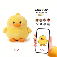 Penjualan Langsung Pabrik Mainan Boneka Bebek Kuning Berkualitas Tinggi Terbuat dari Kain Lembut dan Diisi dengan Kapas PP Boneka Plush Kustom