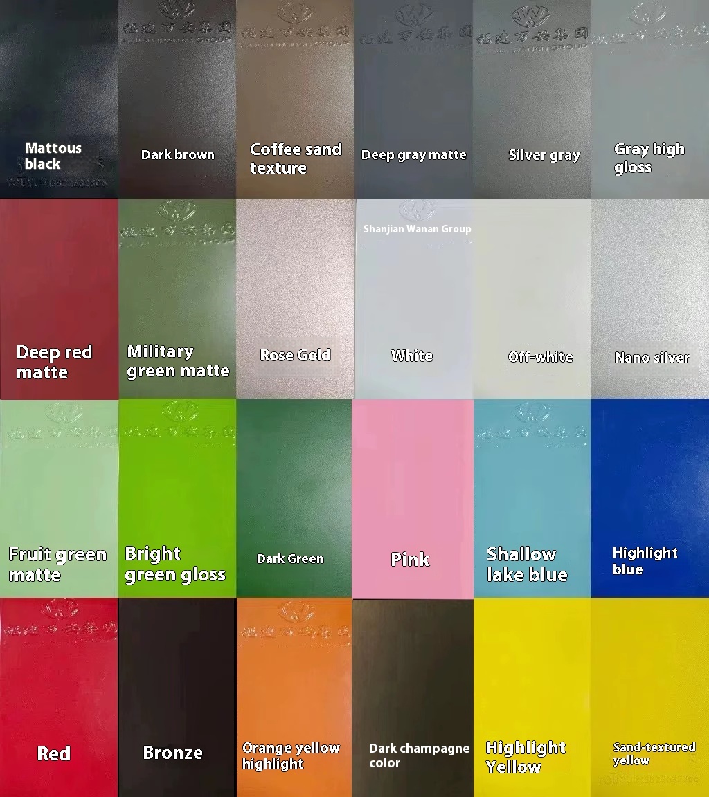 Diverses options de personnalisation des couleurs, garantie 3 ans contre la décoloration.