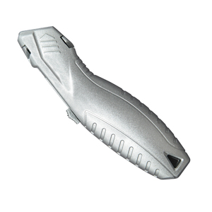 Couteau utilitaire rétractable poignée en aluminium couteau de coupe <span class=keywords><strong>lame</strong></span> de verrouillage boîte Cutter couteau de toiture RX220 - Product Image 3