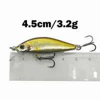 Mini appât dur pour la perche, truite basse, 3.2g, 45mm, 1 OUTKIT nouveauté, design japonais